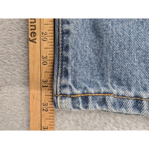 Leivs 517 Jeans Mens Size 38x32 Blue Classic Boot Faded Whiskers 100% Cotton - Picture 6 of 13